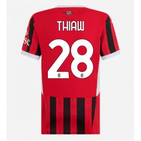 AC Milan Malick Thiaw #28 Hemmakläder Dam 2024-25 Kortärmad